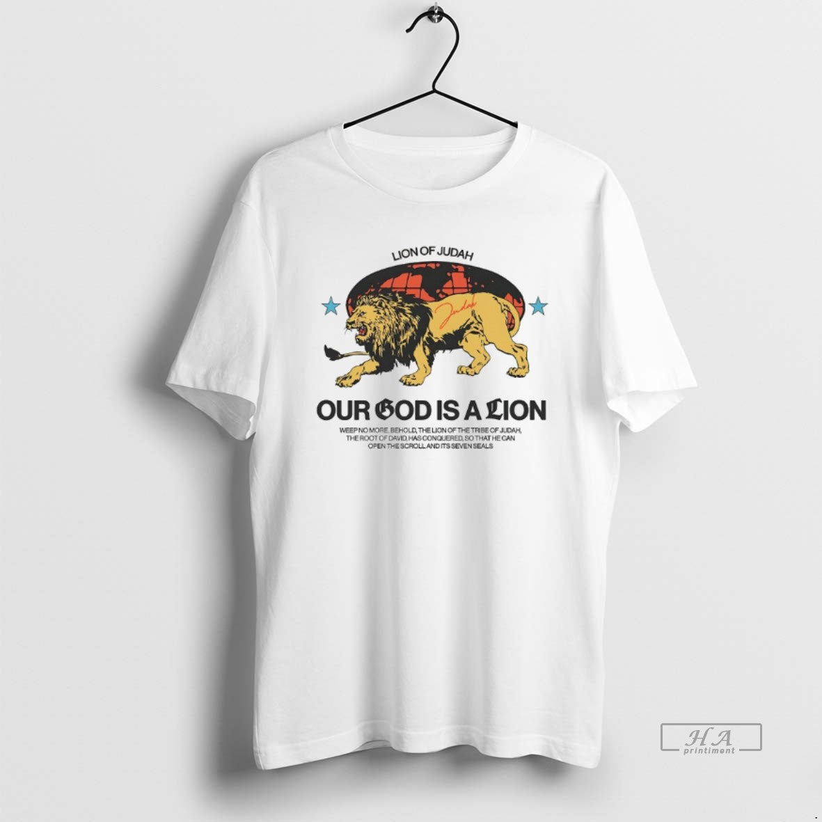 Trendy Lion Of Judah Our God Is A - Adult & Kids T-Shirts, Sweatshirts & Hoodies apparel design preview 1