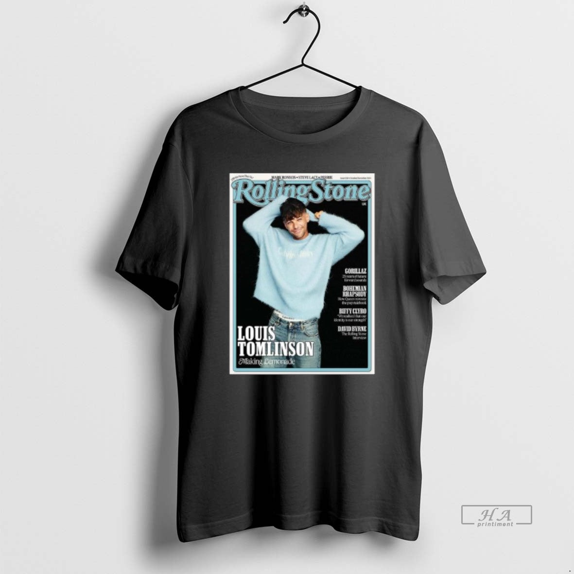 Trendy Louis Tomlinson Graces The Cover Of Rolling - Adult & Kids T-Shirts, Sweatshirts & Hoodies apparel design preview 1