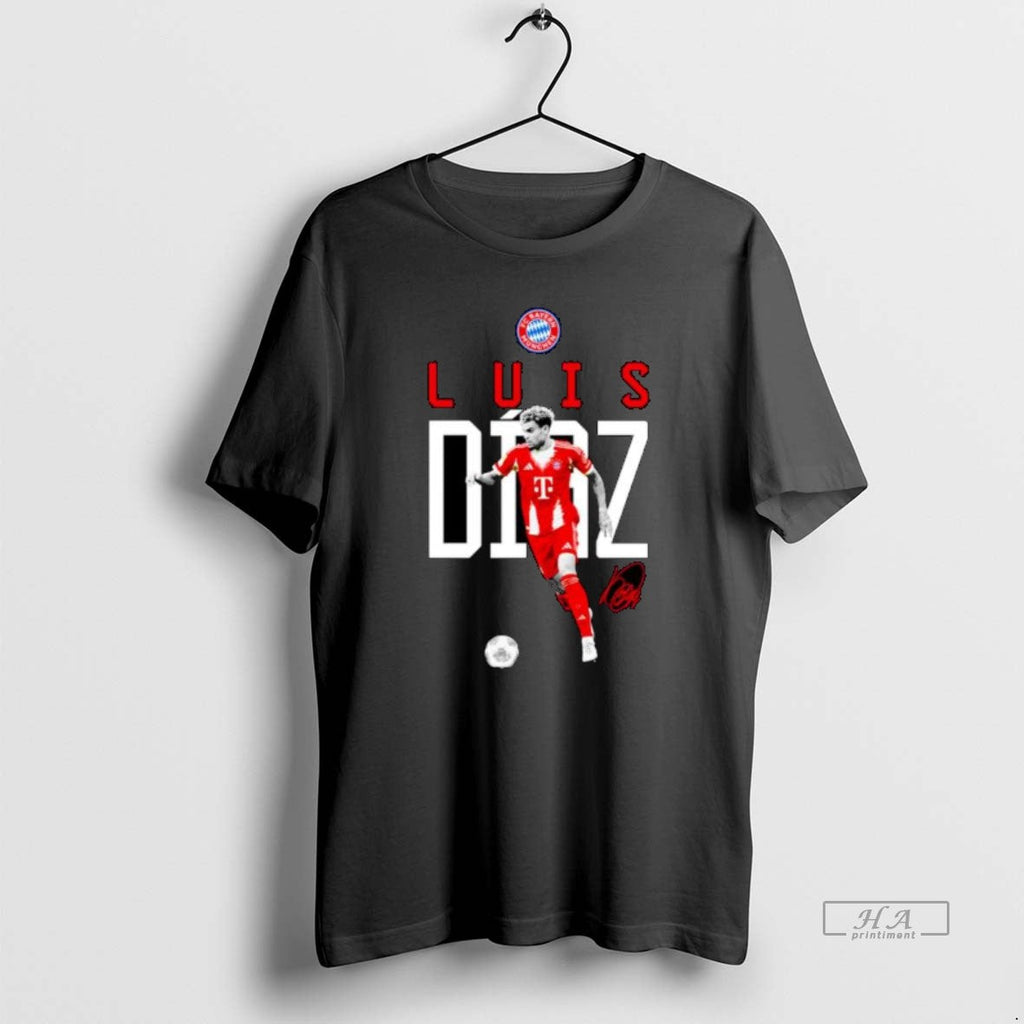 Trendy Luis Diaz Bayern Munchen Fc Signature - Adult & Kids T-Shirts, Sweatshirts & Hoodies apparel design preview 1