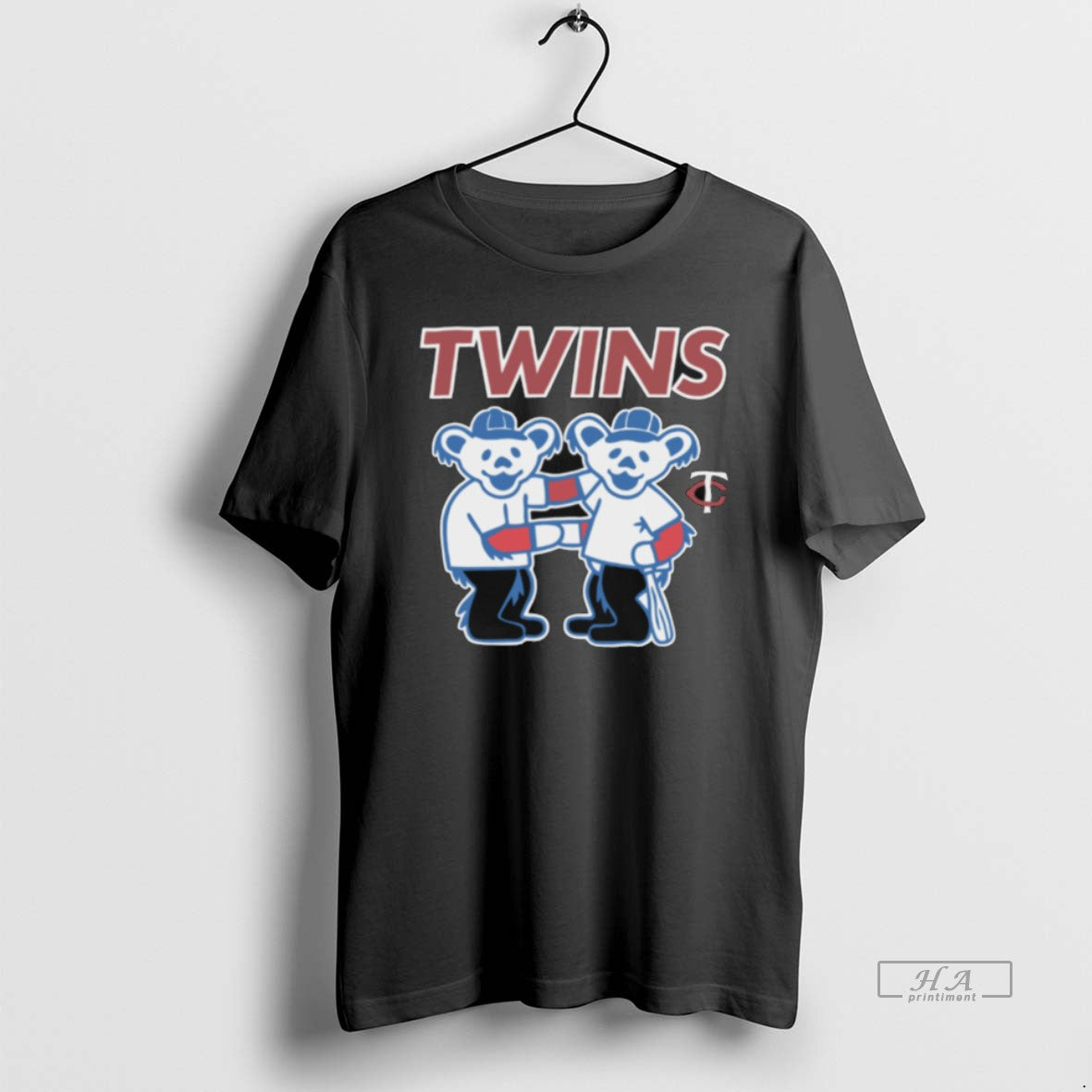 Trendy Mlb X Grateful Dead Twins T - Adult & Kids T-Shirts, Sweatshirts & Hoodies apparel design preview 1