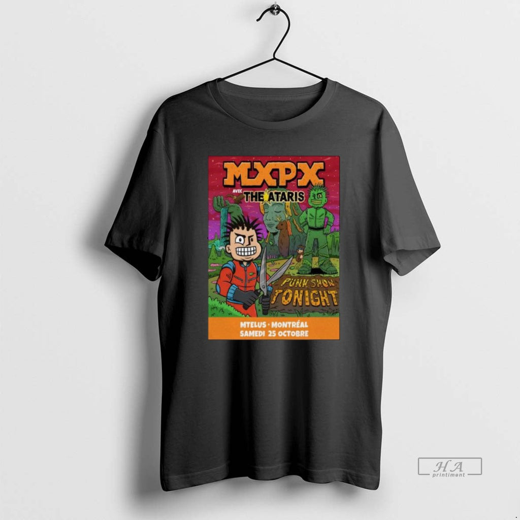 Trendy Mxpx October 25 2025 Mtelus In Montreal Long - Adult & Kids T-Shirts, Sweatshirts & Hoodies apparel design preview 1
