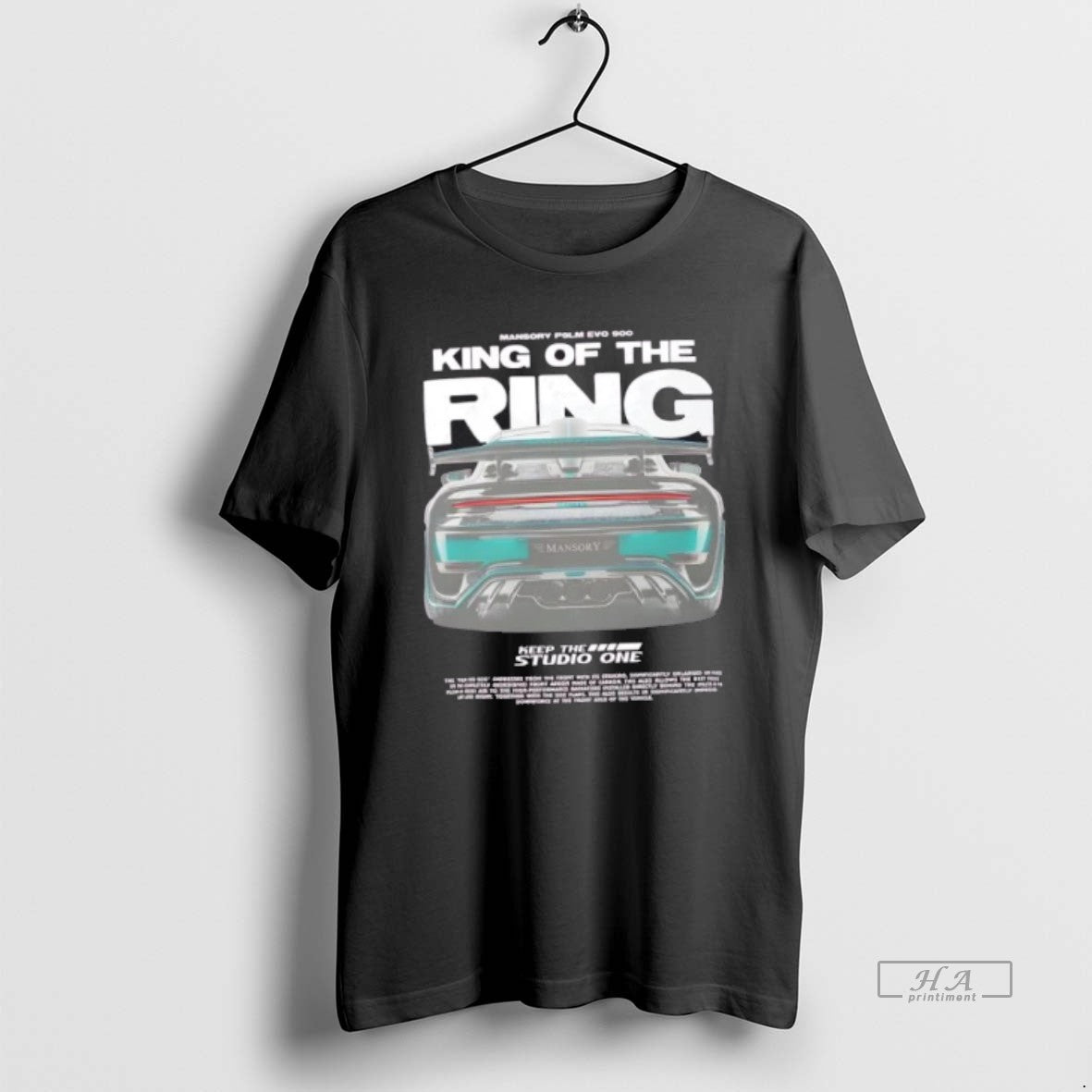 Trendy Mansory P9lm Evo 900 King Of The Ring Car - Adult & Kids T-Shirts, Sweatshirts & Hoodies apparel design preview 1