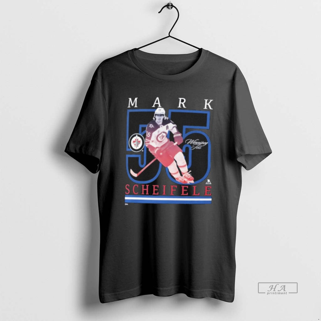 Trendy Mark Scheifele 55 Winnipeg Jets Hockey Player - Adult & Kids T-Shirts, Sweatshirts & Hoodies apparel design preview 1