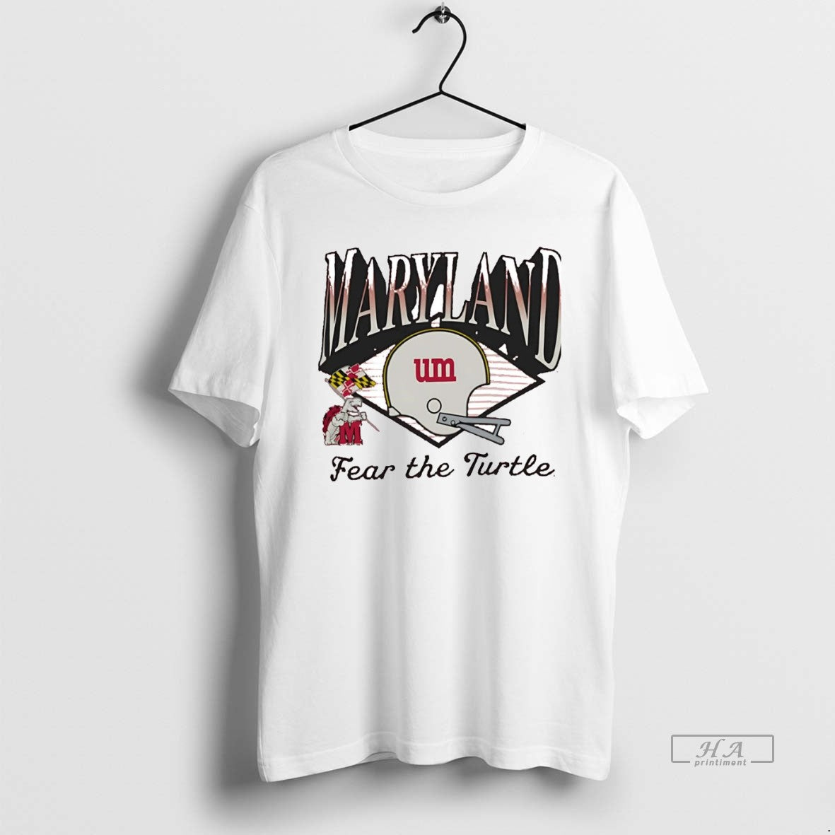 Trendy Maryland Terrapins Fear The Turtle - Adult & Kids T-Shirts, Sweatshirts & Hoodies apparel design preview 1