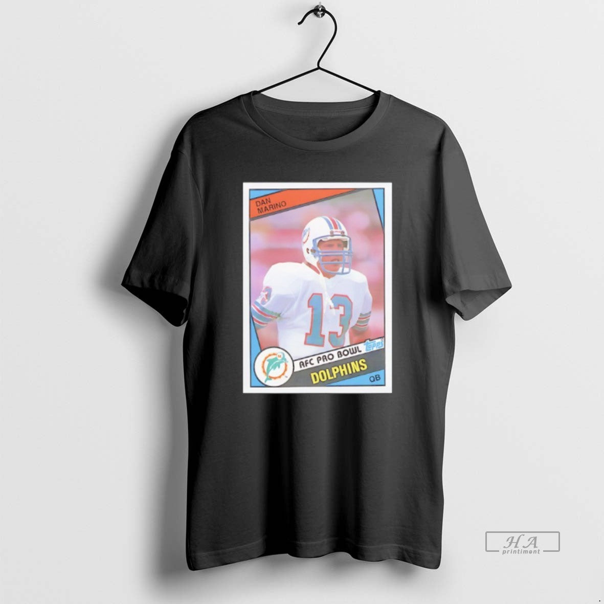 Trendy Miami Dolphins Dan Marino Afc Pro Bowl - Adult & Kids T-Shirts, Sweatshirts & Hoodies apparel design preview 1