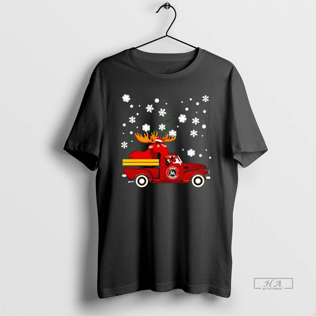 Trendy Miami Marlins Bring Christmas Home - Adult & Kids T-Shirts, Sweatshirts & Hoodies apparel design preview 1