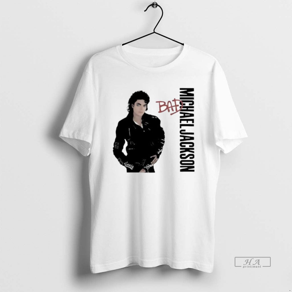 Trendy Michael Jackson Argent Bad Graphic - Adult & Kids T-Shirts, Sweatshirts & Hoodies apparel design preview 1