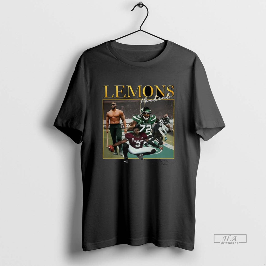 Trendy Micheal Lemons Football Graphic - Adult & Kids T-Shirts, Sweatshirts & Hoodies apparel design preview 1