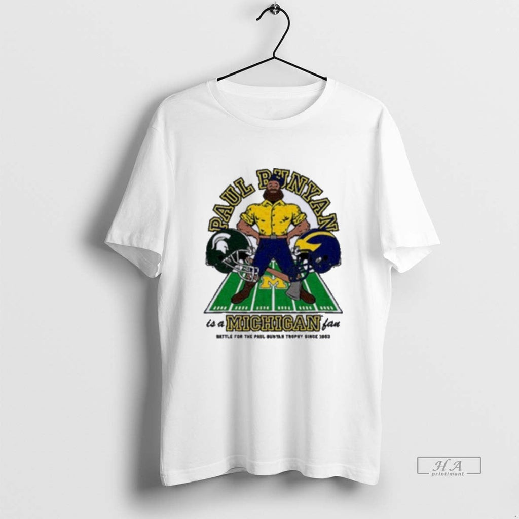 Trendy Michigan Wolverines Paul Bunyan Is A Fan - Adult & Kids T-Shirts, Sweatshirts & Hoodies apparel design preview 1
