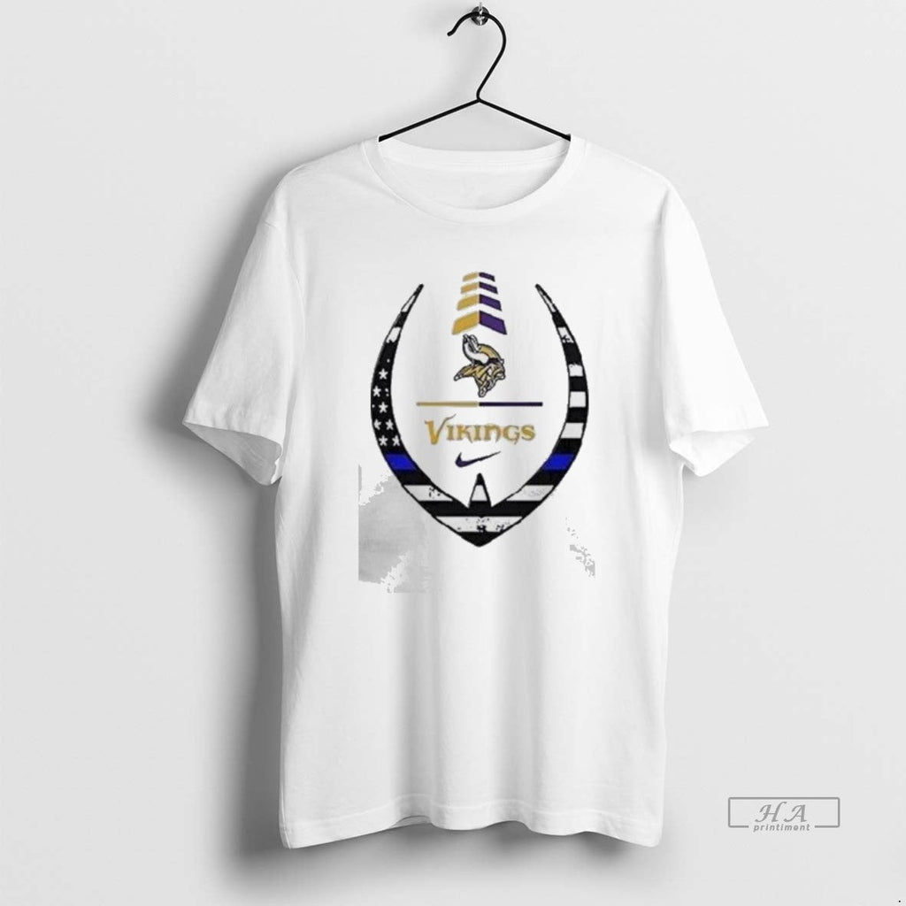 Trendy Minnesota Vikings Police Law Enforcement - Adult & Kids T-Shirts, Sweatshirts & Hoodies apparel design preview 1