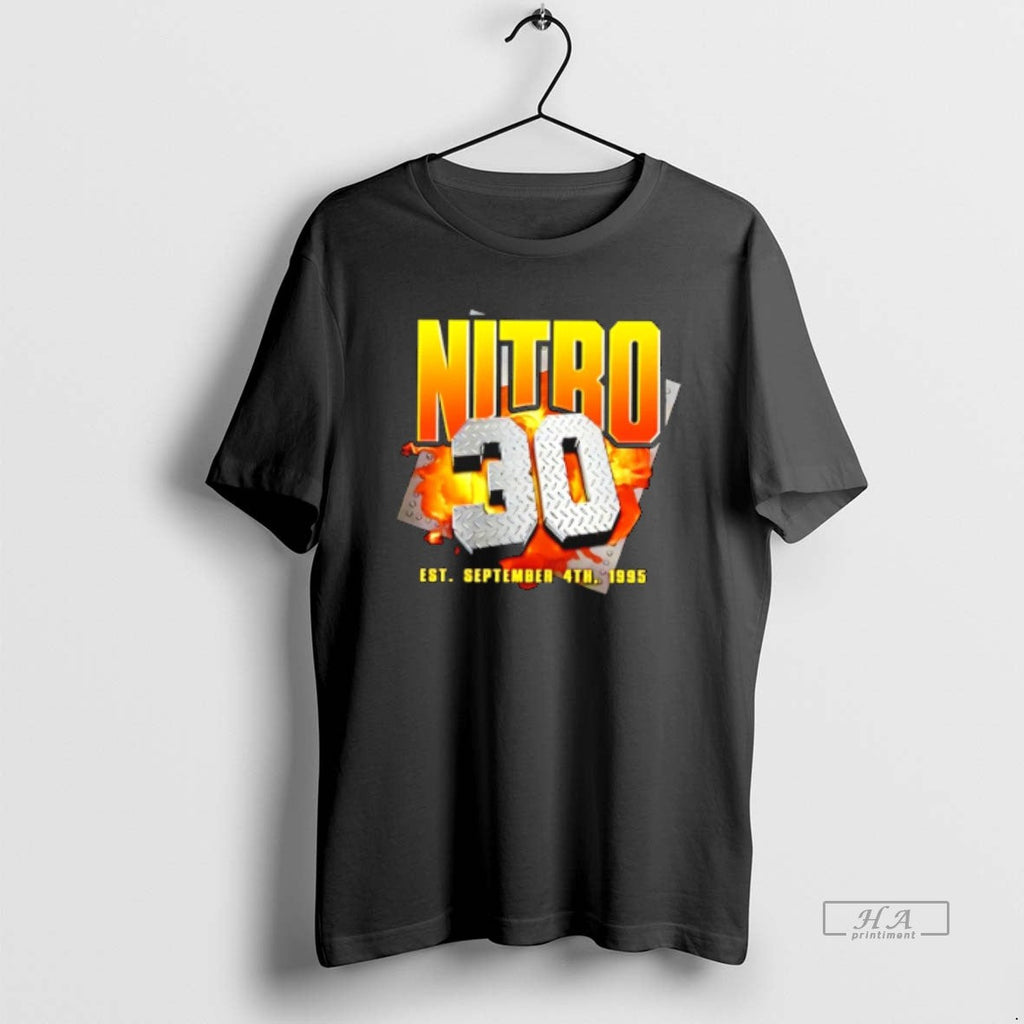 Trendy Monday Nitro 30th Anniversary Sep 4th 1995 - Adult & Kids T-Shirts, Sweatshirts & Hoodies apparel design preview 1