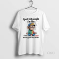 Trendy Monkey I Just Tell People Im Fine Cause Wtf - Adult & Kids T-Shirts, Sweatshirts & Hoodies apparel design preview 1