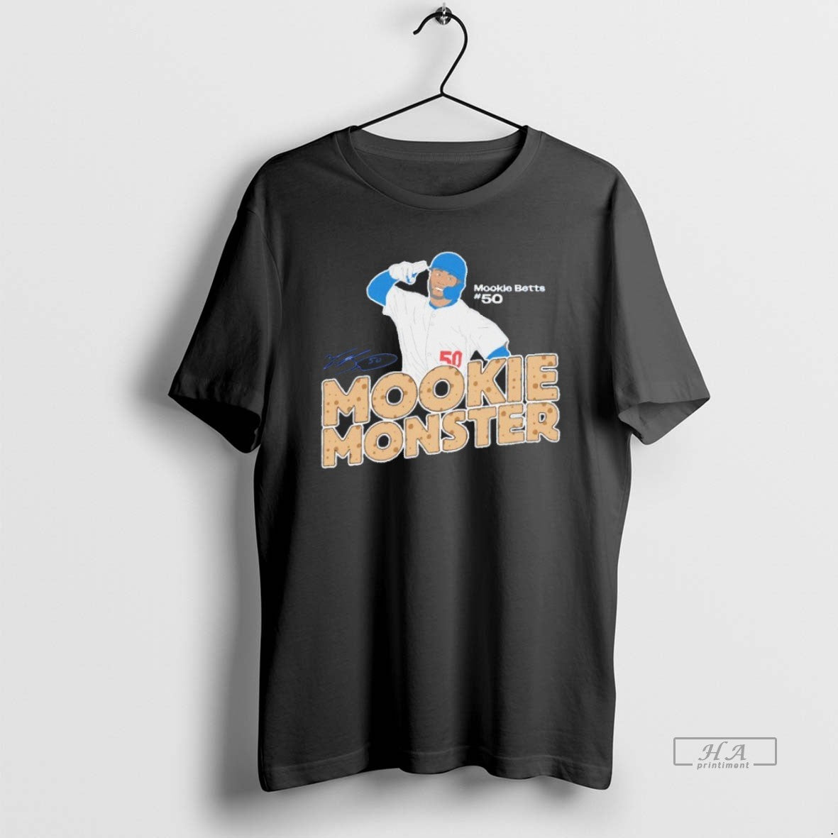 Trendy Mookie Monster Betts Los Angeles Dodgers - Adult & Kids T-Shirts, Sweatshirts & Hoodies apparel design preview 1