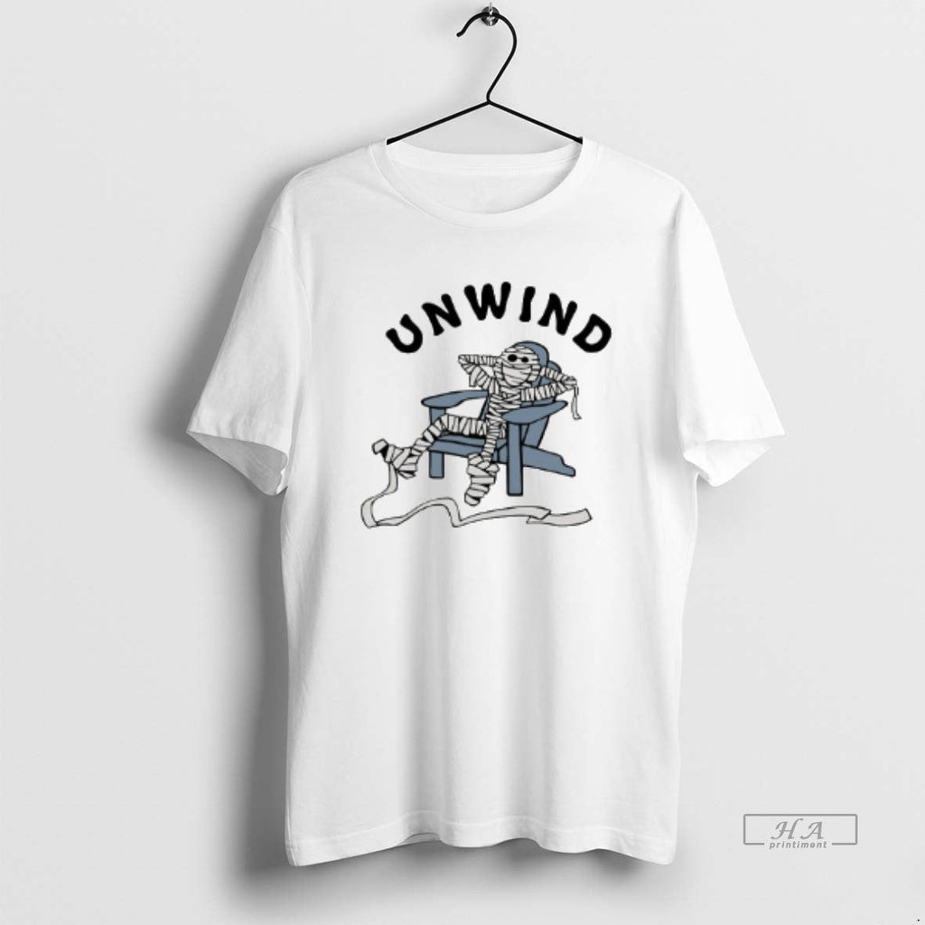 Trendy Mummy Unwind Halloween - Adult & Kids T-Shirts, Sweatshirts & Hoodies apparel design preview 1
