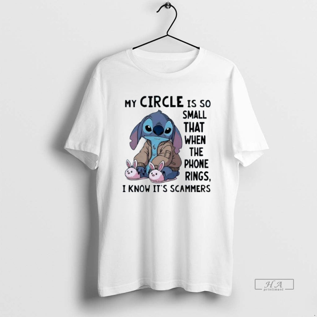 Trendy My Circle Is So Small That When The Phone - Adult & Kids T-Shirts, Sweatshirts & Hoodies apparel design preview 1