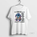 Trendy My Circle Is So Small That When The Phone - Adult & Kids T-Shirts, Sweatshirts & Hoodies apparel design preview 1