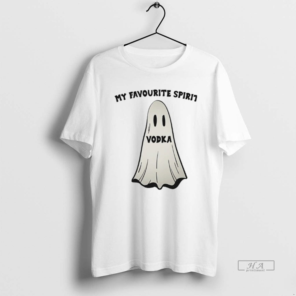 Trendy My Favourite Spirit Vodka Ghost - Adult & Kids T-Shirts, Sweatshirts & Hoodies apparel design preview 1