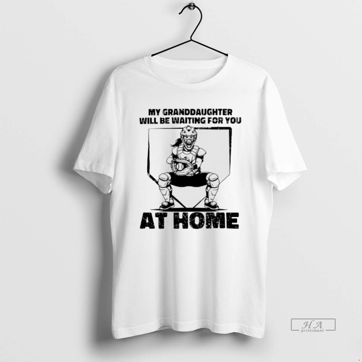 Trendy My Granddaughter Will Be Waiting For You At - Adult & Kids T-Shirts, Sweatshirts & Hoodies apparel design preview 1
