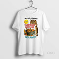 Trendy My Life Is Garbage Everybody Hates Me Go Away - Adult & Kids T-Shirts, Sweatshirts & Hoodies apparel design preview 1