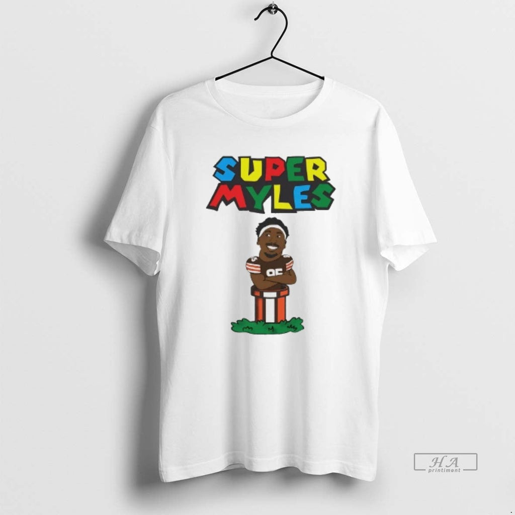 Trendy Myles Garrett Super Cleveland Browns - Adult & Kids T-Shirts, Sweatshirts & Hoodies apparel design preview 1