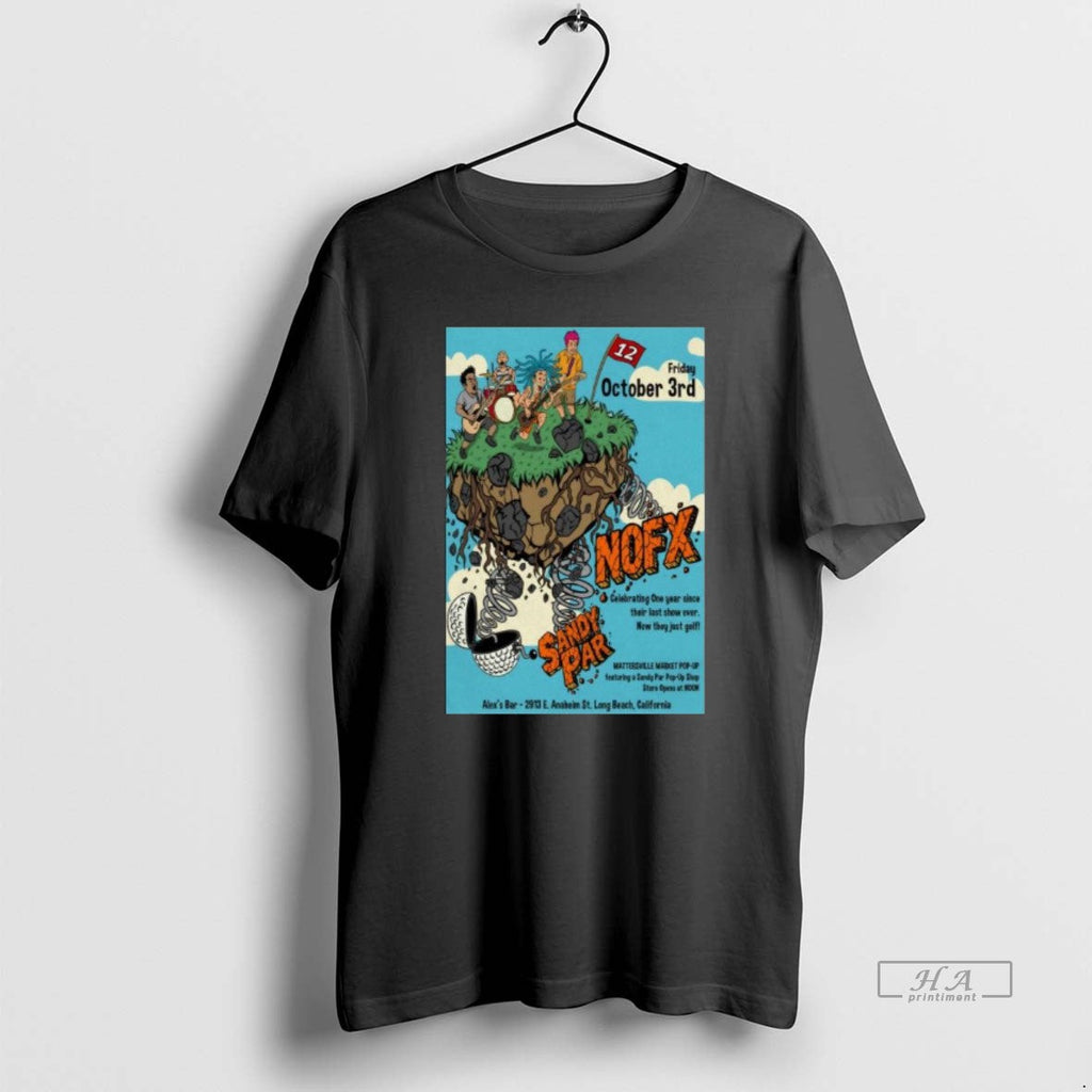 Trendy Nofx Alexs Bar In Long Beach Ca Oct 3 2025 - Adult & Kids T-Shirts, Sweatshirts & Hoodies apparel design preview 1