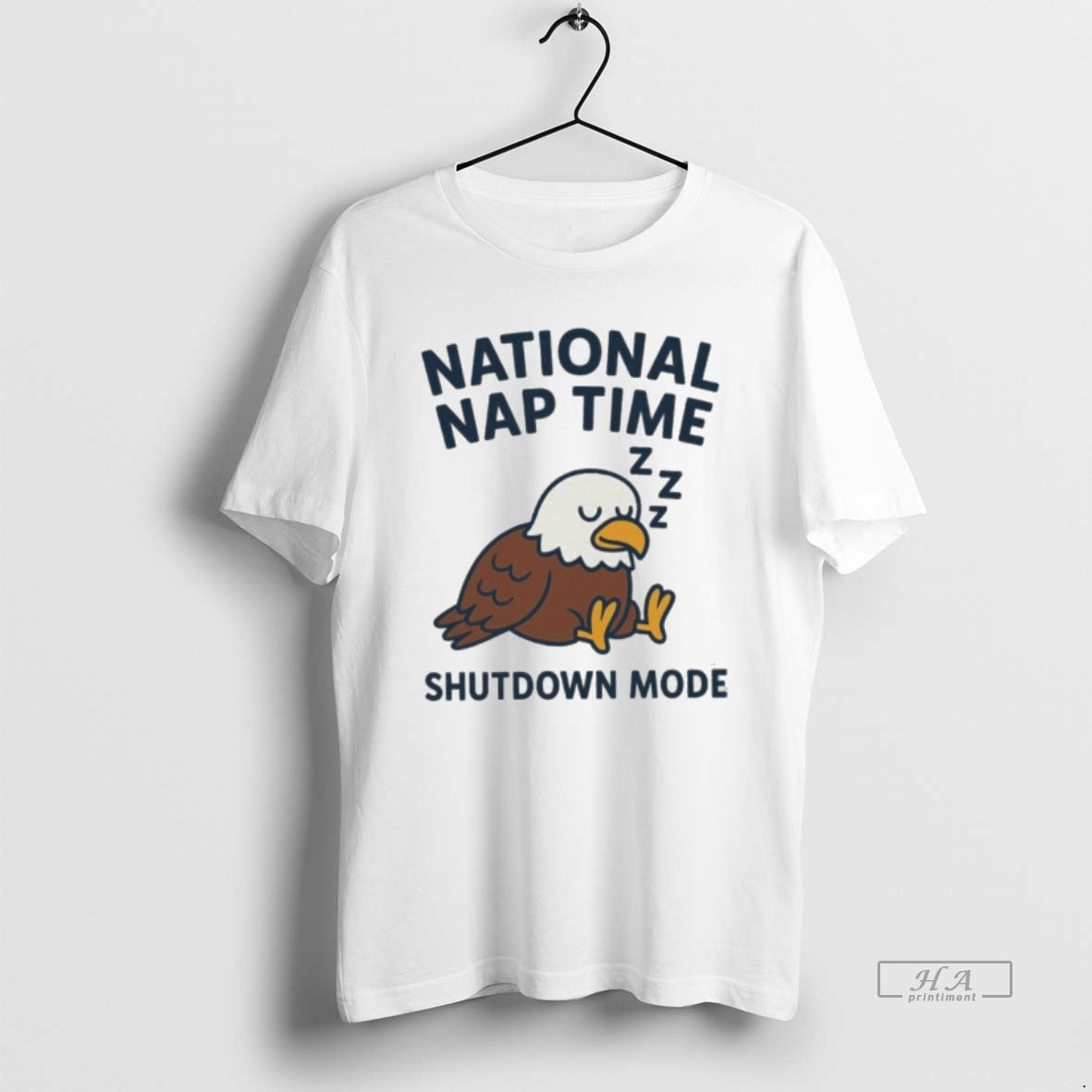 Trendy National Nap Time Shutdown Mod Sleeping Bald - Adult & Kids T-Shirts, Sweatshirts & Hoodies apparel design preview 1
