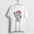 Trendy Nebraska Huskers Pink Volleyball Mascot - Adult & Kids T-Shirts, Sweatshirts & Hoodies apparel design preview 1