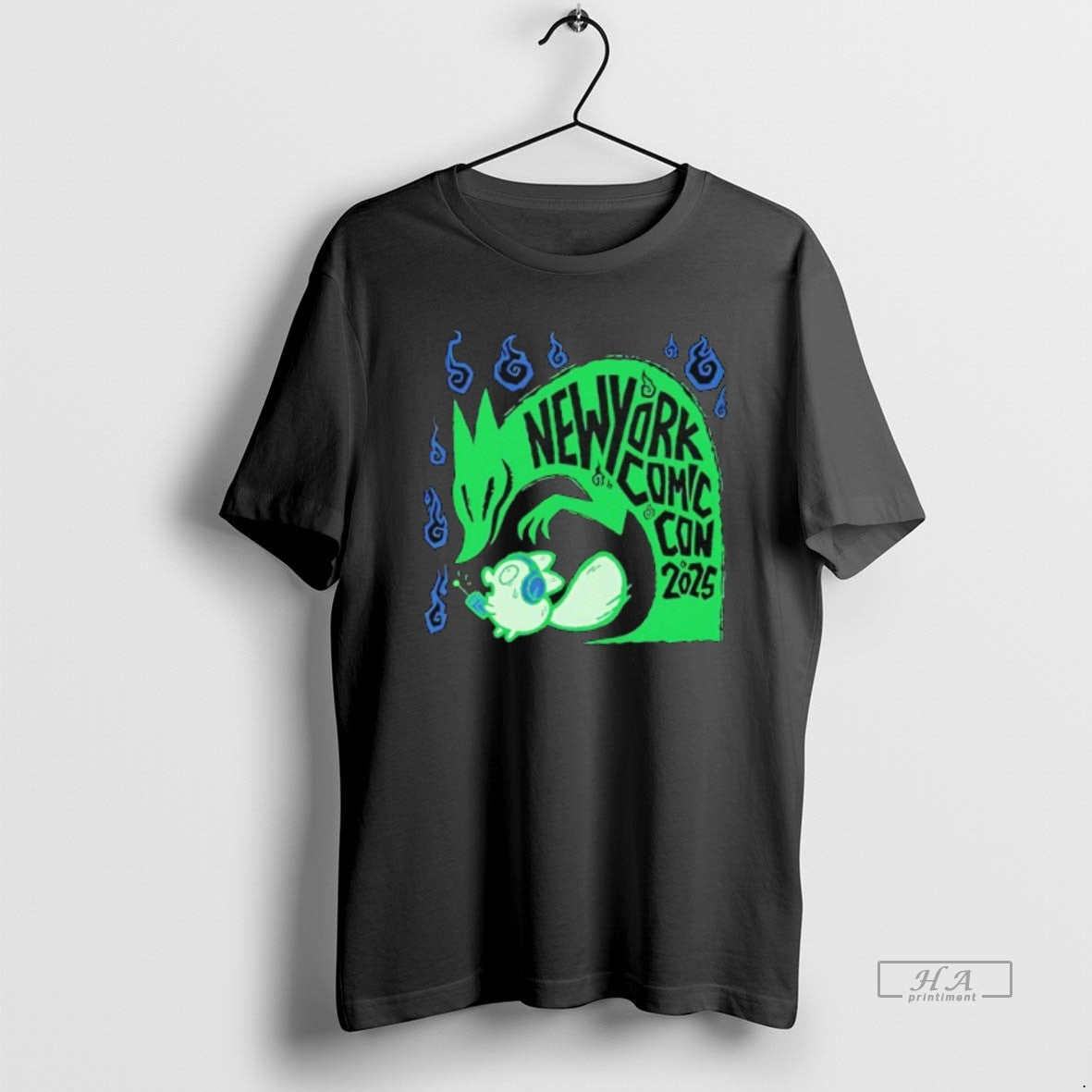 Trendy New York Comic Con 2025 Fox Creature - Adult & Kids T-Shirts, Sweatshirts & Hoodies apparel design preview 1