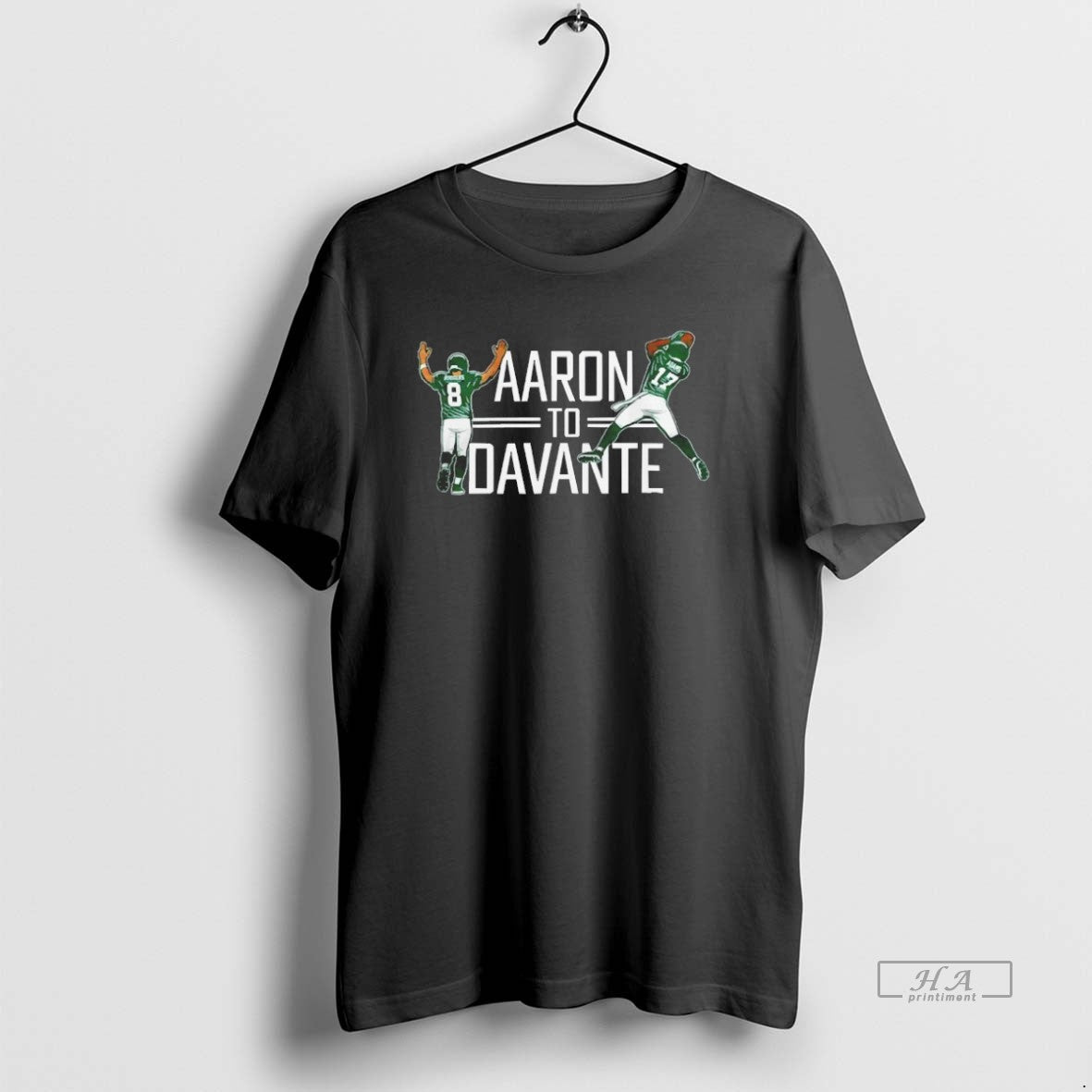 Trendy New York Jets Aaron Rodgers To Davante Adams - Adult & Kids T-Shirts, Sweatshirts & Hoodies apparel design preview 1