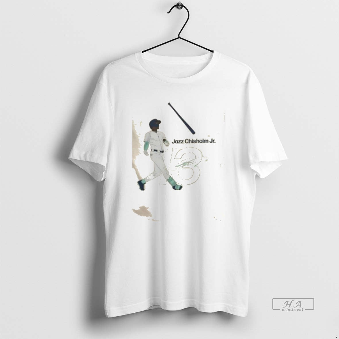 Trendy New York Yankees Jazz Chisholm Jr Bat Flip - Adult & Kids T-Shirts, Sweatshirts & Hoodies apparel design preview 1