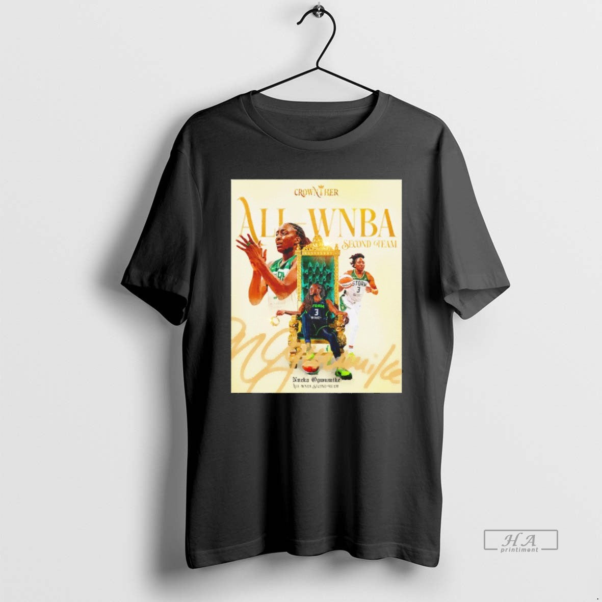 Trendy Nneka Ogwumike Seattle Storm All Wnba Second - Adult & Kids T-Shirts, Sweatshirts & Hoodies apparel design preview 1