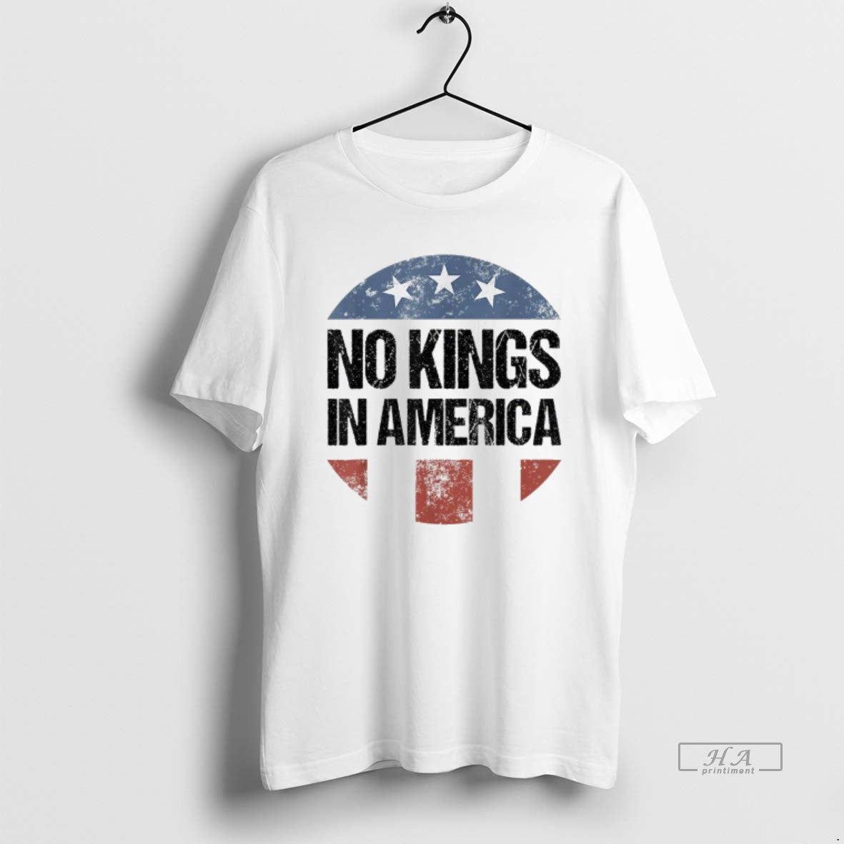 Trendy No Kings In America Vintage Patriotic - Adult & Kids T-Shirts, Sweatshirts & Hoodies apparel design preview 1