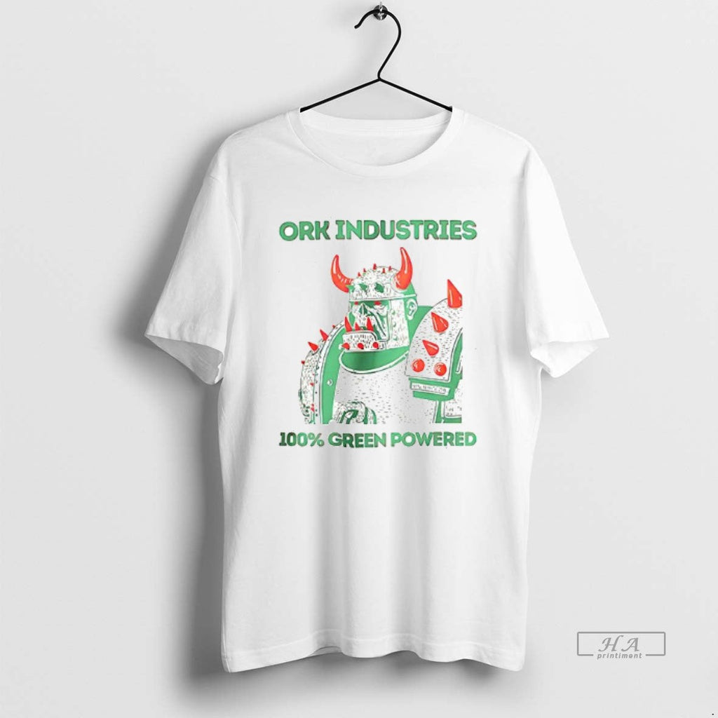 Trendy Ork Industries 100 Green Powered Ceramic And - Adult & Kids T-Shirts, Sweatshirts & Hoodies apparel design preview 1