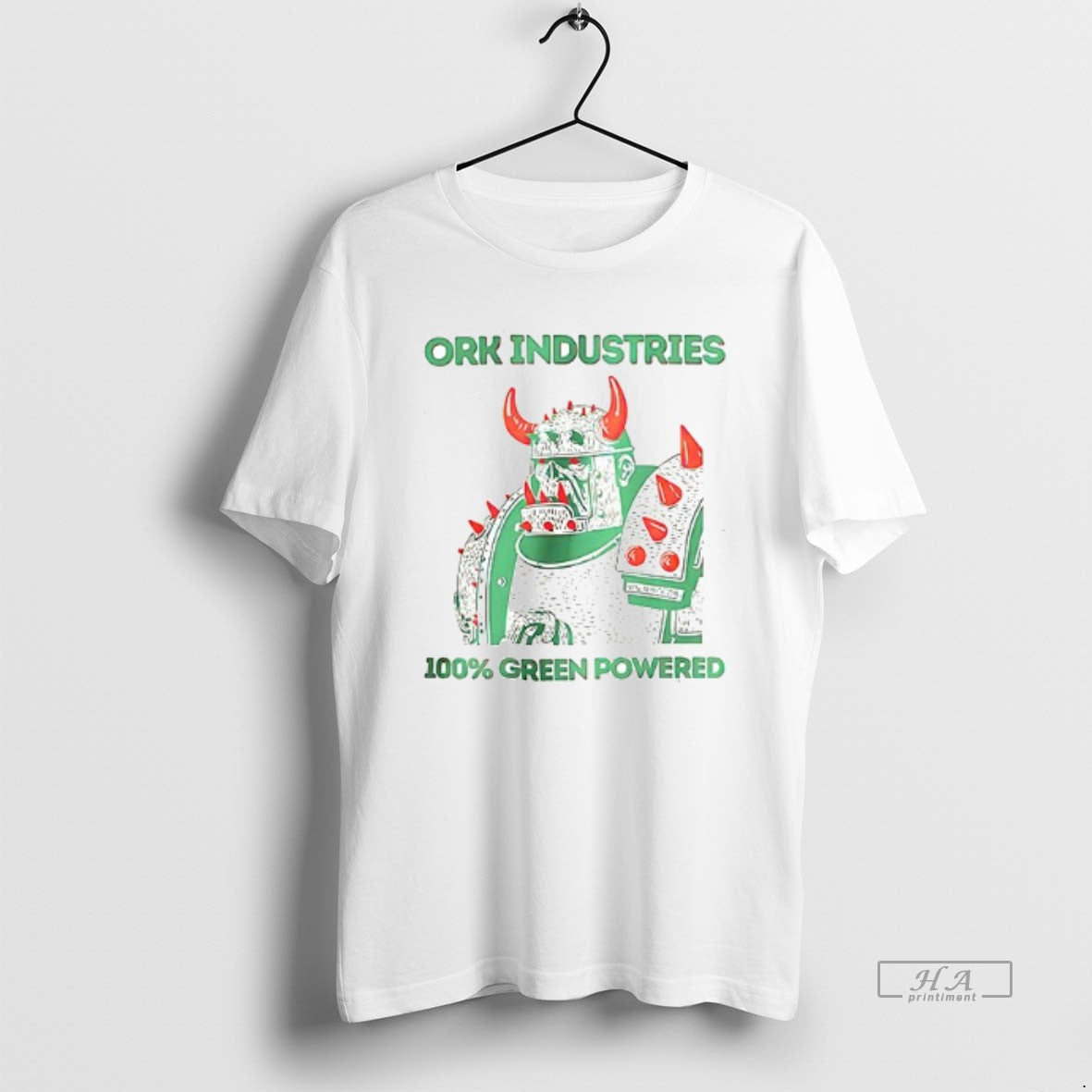 Trendy Ork Industries 100 Green Powered Ceramic And - Adult & Kids T-Shirts, Sweatshirts & Hoodies apparel design preview 1