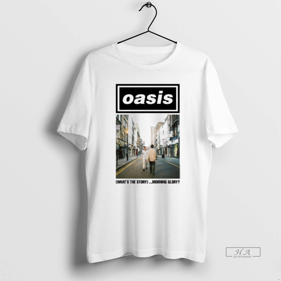 Trendy Oasis Whats The Story Morning Glory Album - Adult & Kids T-Shirts, Sweatshirts & Hoodies apparel design preview 1