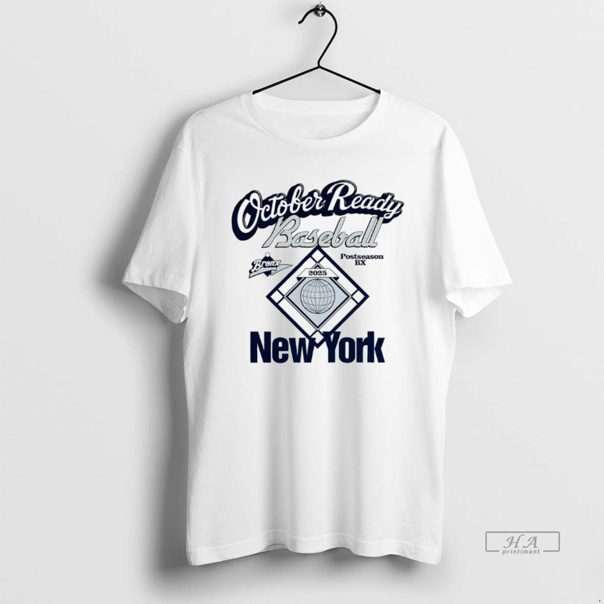 Trendy October Ready Baseball New York Yankees - Adult & Kids T-Shirts, Sweatshirts & Hoodies apparel design preview 1