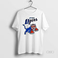 Trendy October In Detroit Lions And Tigers Mens White - Adult & Kids T-Shirts, Sweatshirts & Hoodies apparel design preview 1