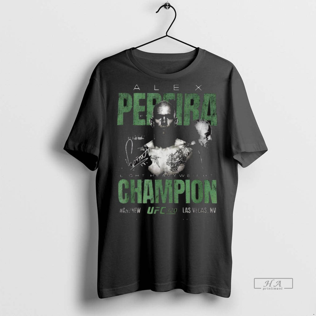 Trendy Official Alex Pereira Ufc 320 Light - Adult & Kids T-Shirts, Sweatshirts & Hoodies apparel design preview 1