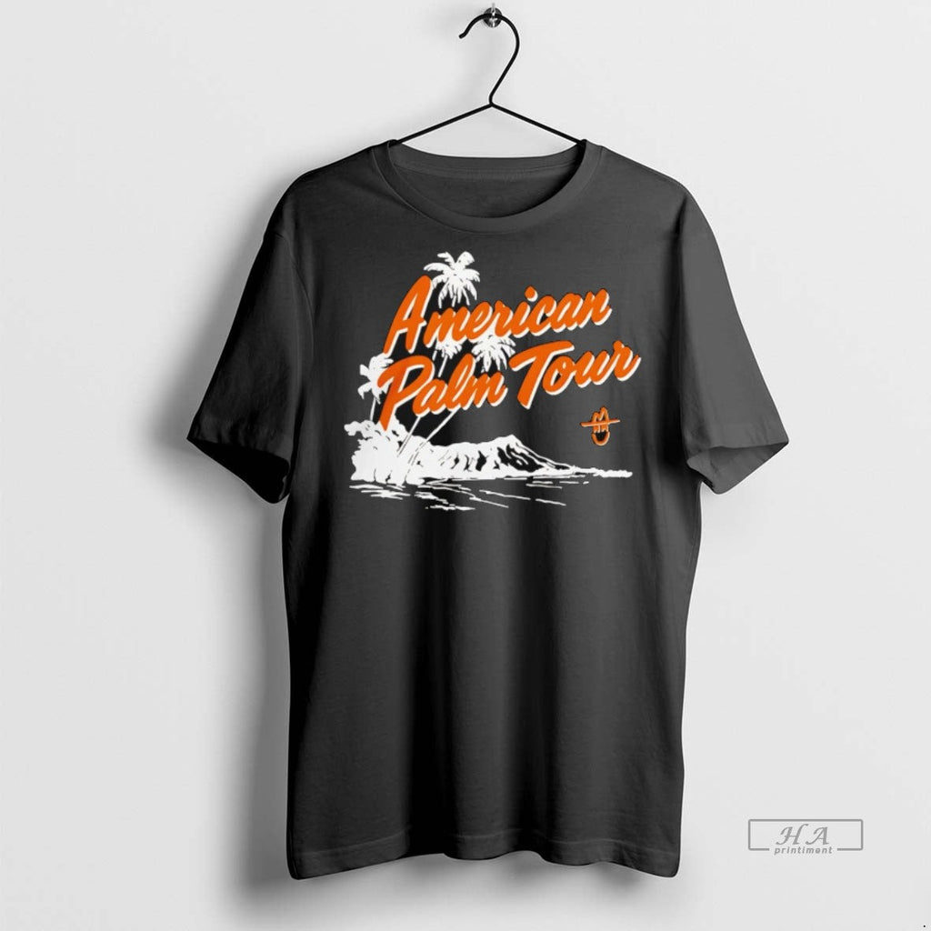 Trendy Official American Palm Dateback Fall Tour 2025 - Adult & Kids T-Shirts, Sweatshirts & Hoodies apparel design preview 1