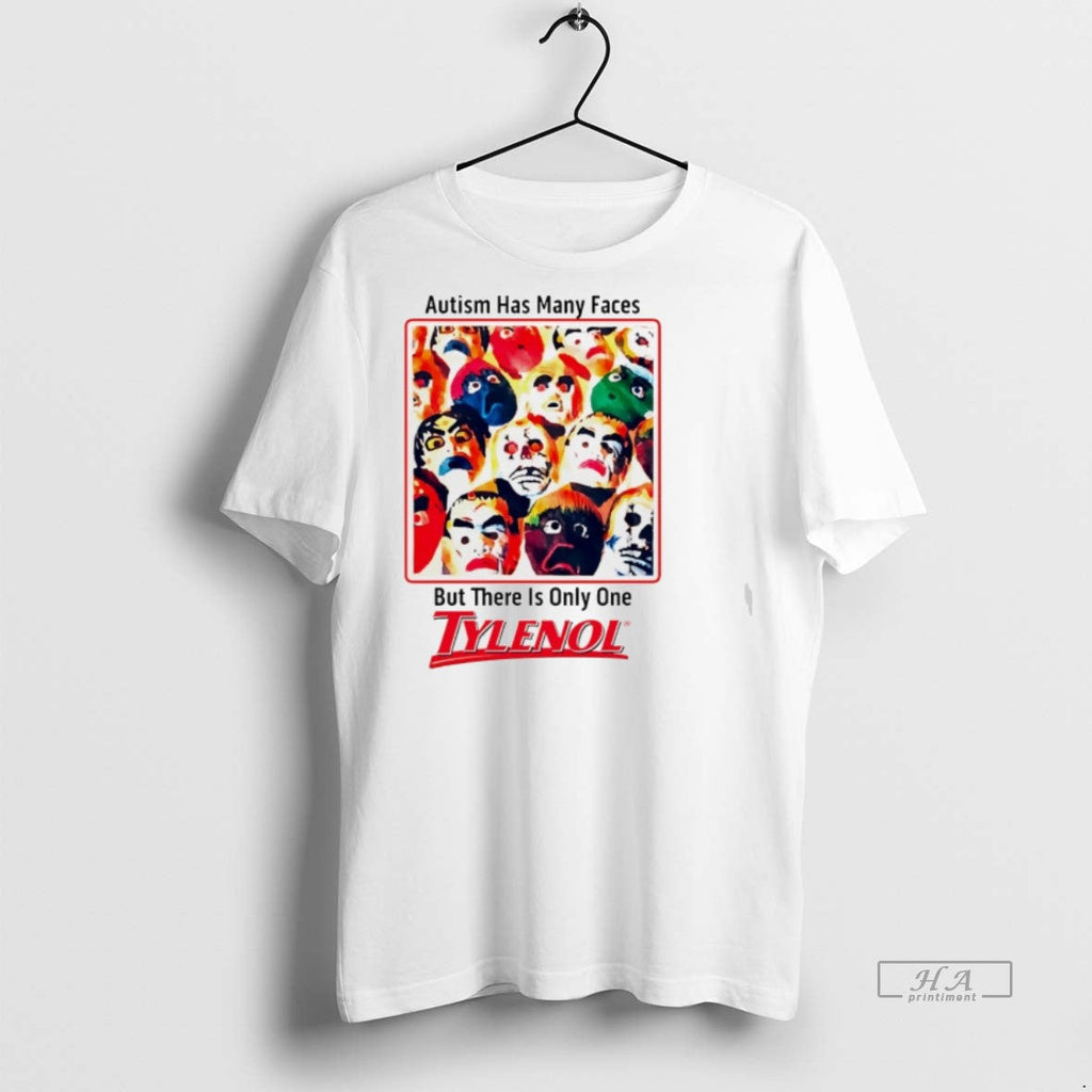 Trendy Official Autism Has Many Faces But There Is - Adult & Kids T-Shirts, Sweatshirts & Hoodies apparel design preview 1