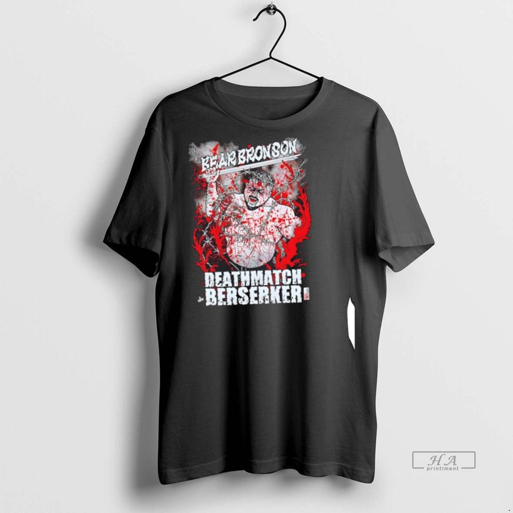 Trendy Official Bear Bronson Deathmatch Berserker Sei - Adult & Kids T-Shirts, Sweatshirts & Hoodies apparel design preview 1