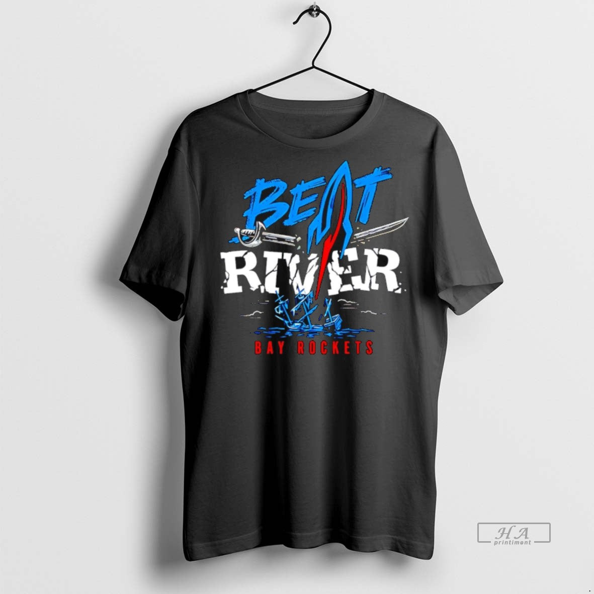 Trendy Official Beat River Bay Rockets Sweater - Adult & Kids T-Shirts, Sweatshirts & Hoodies apparel design preview 1