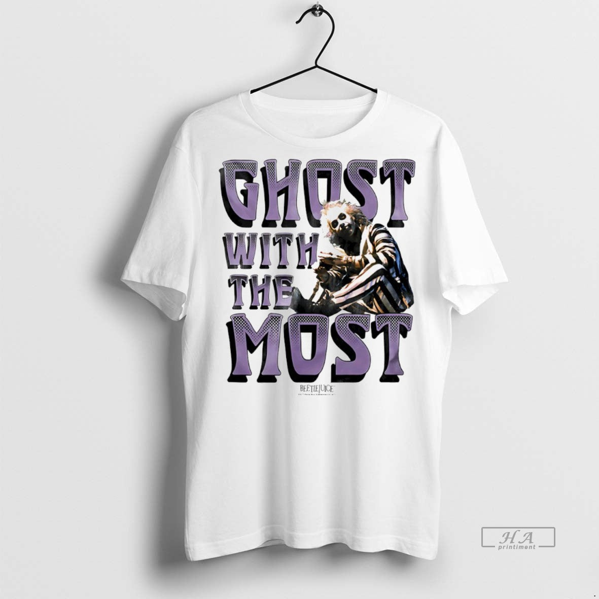 Trendy Official Beetlejuice Ghost With The Most - Adult & Kids T-Shirts, Sweatshirts & Hoodies apparel design preview 1