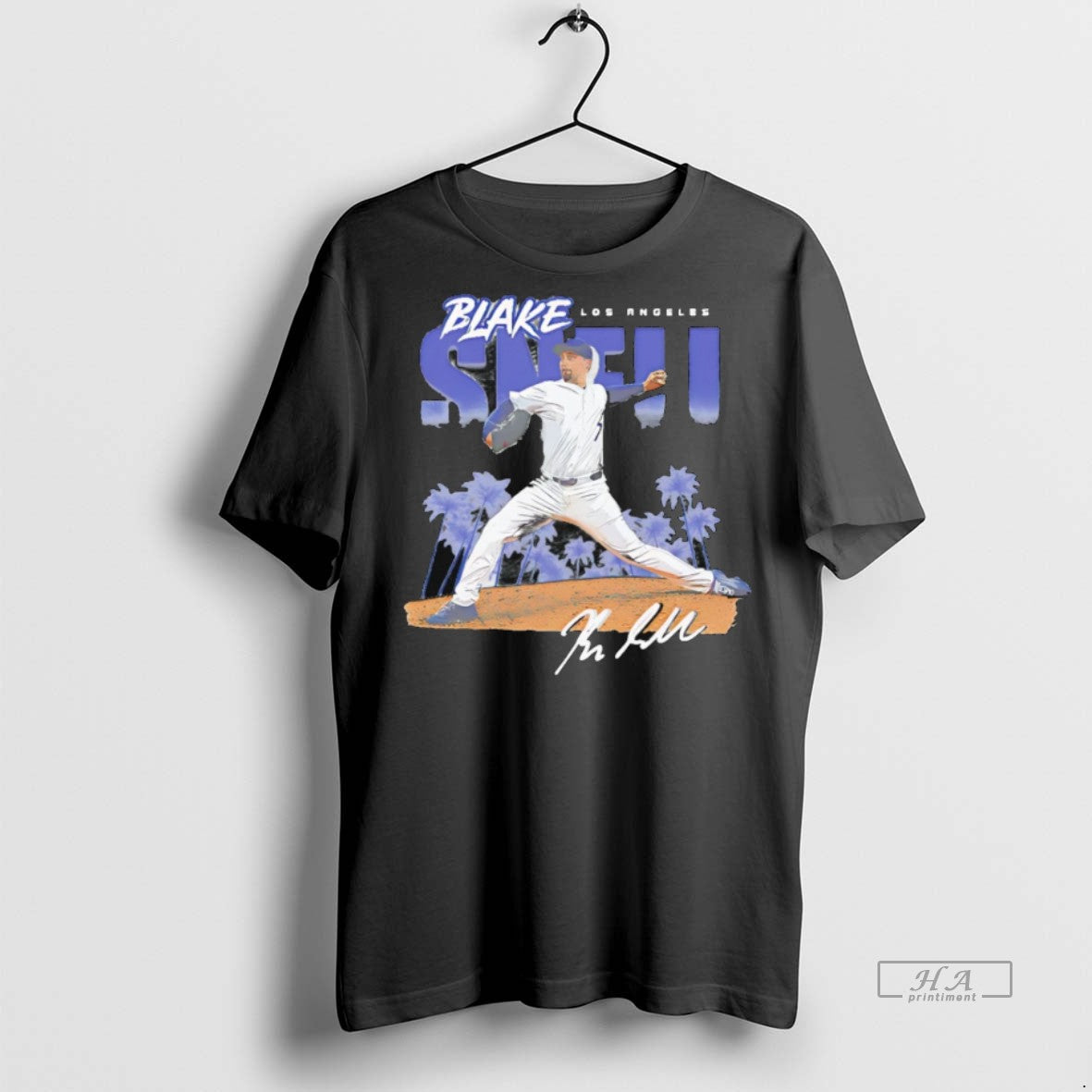 Trendy Official Blake Snell Los Angeles Dodgers - Adult & Kids T-Shirts, Sweatshirts & Hoodies apparel design preview 1