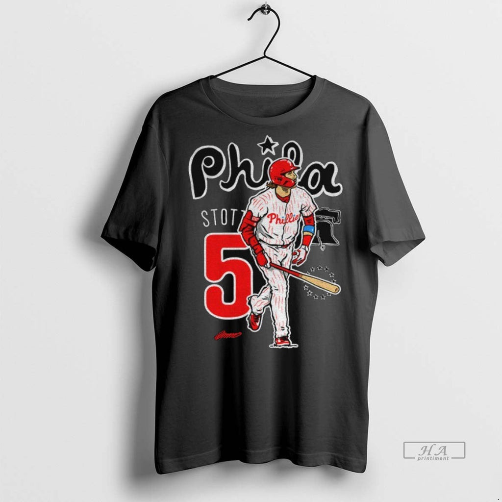 Trendy Official Bryson Stott Cartoon Philadelphia - Adult & Kids T-Shirts, Sweatshirts & Hoodies apparel design preview 1