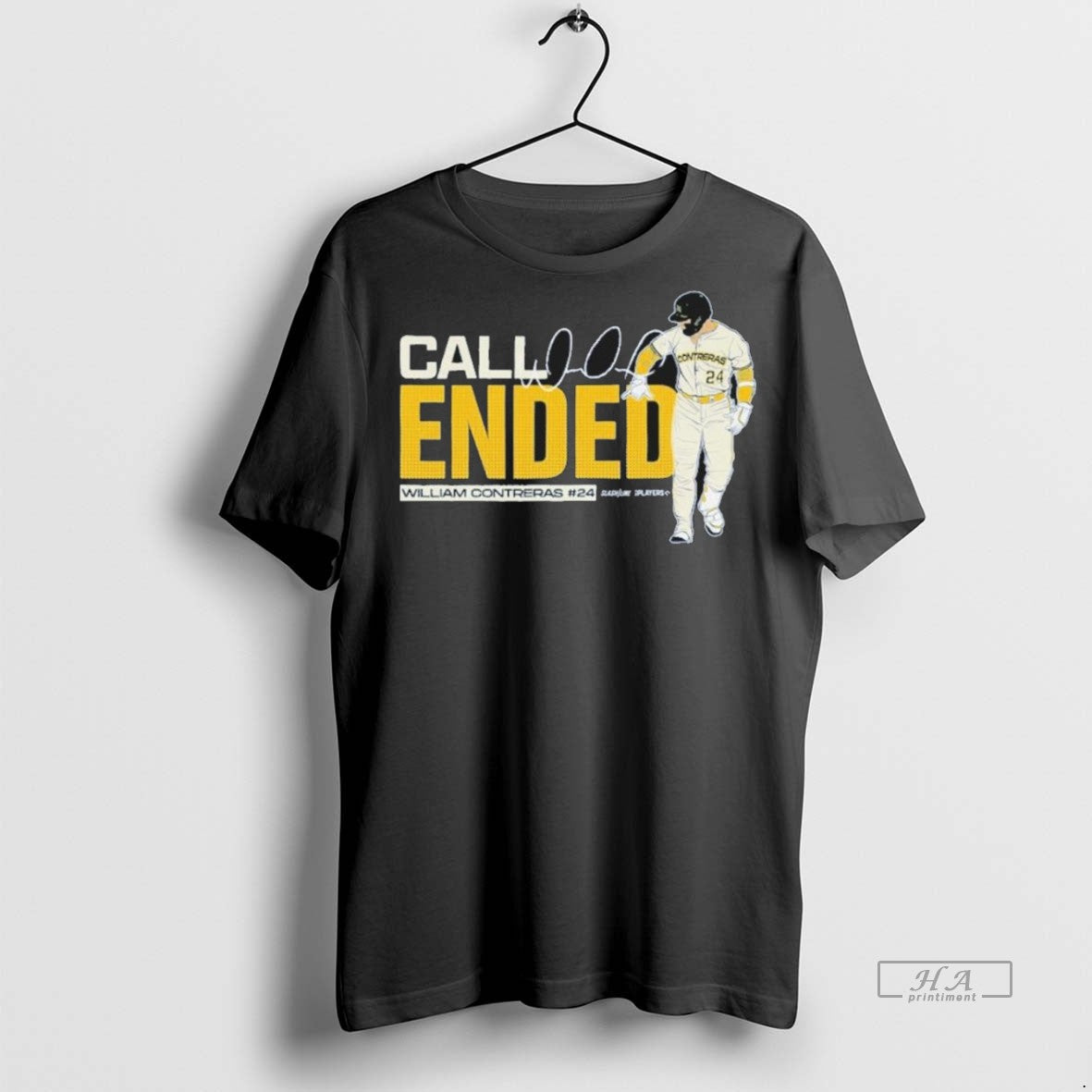 Trendy Official Call Ended William Contreras Brewers - Adult & Kids T-Shirts, Sweatshirts & Hoodies apparel design preview 1