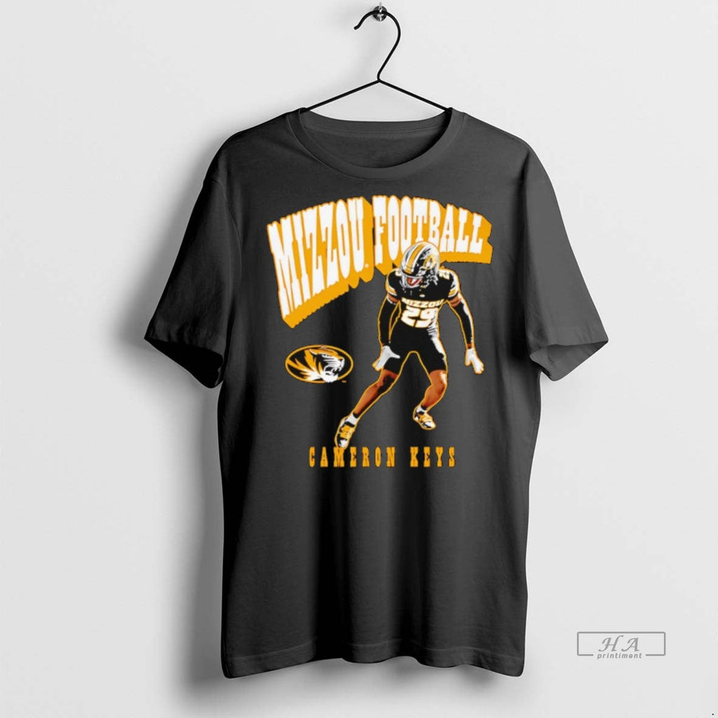 Trendy Official Cameron Keys Missouri Tigers - Adult & Kids T-Shirts, Sweatshirts & Hoodies apparel design preview 1
