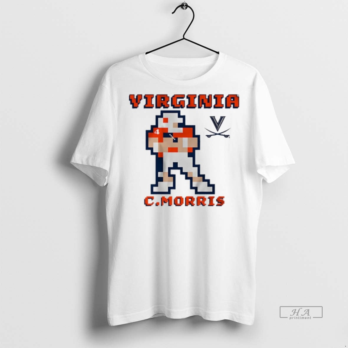 Trendy Official Chandler Morris Virginia Cavaliers - Adult & Kids T-Shirts, Sweatshirts & Hoodies apparel design preview 1