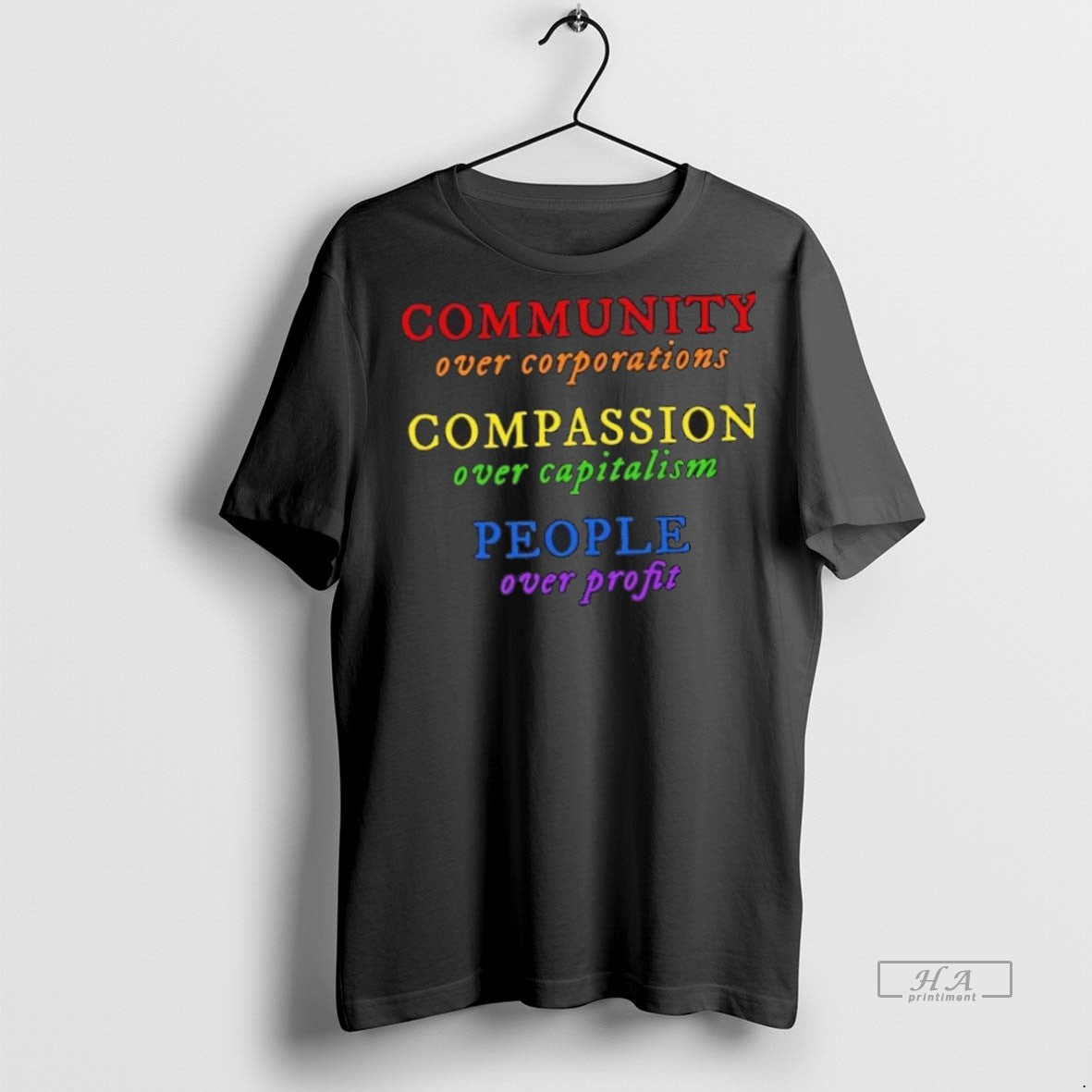 Trendy Official Community Over Corporations - Adult & Kids T-Shirts, Sweatshirts & Hoodies apparel design preview 1
