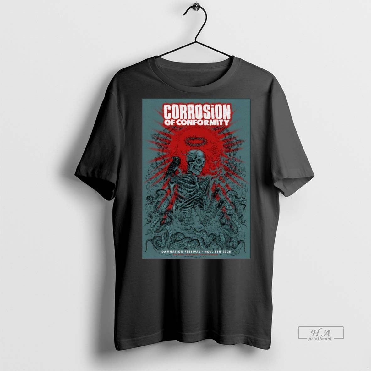 Trendy Official Corrosion Of Conformity November 8th - Adult & Kids T-Shirts, Sweatshirts & Hoodies apparel design preview 1
